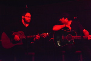 Sal Melancon and Keith Blair on stage in Milton, LA 