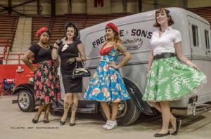 "The Belles" at a local car show at Blackham Coliseum" - Photo by Eclectic Art