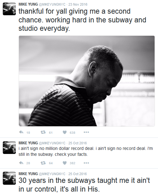a change gonna come for mike yung subway singer