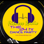 fitness radio app 24 hour dance party